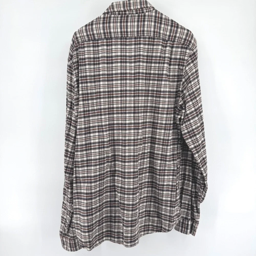 J Crew Mercantile Mens‎ XLT Plaid Flannel Button Up Shirt Long Sleeve